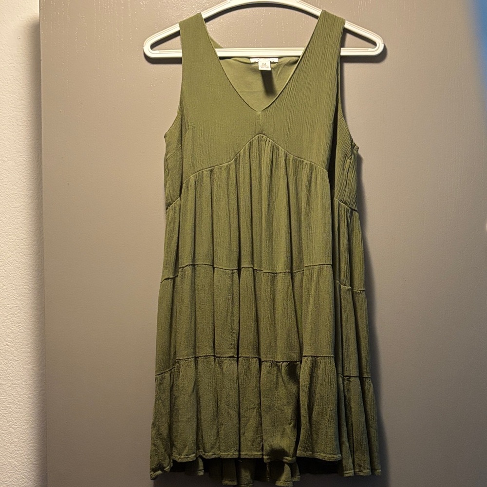 Green Tiered Dress